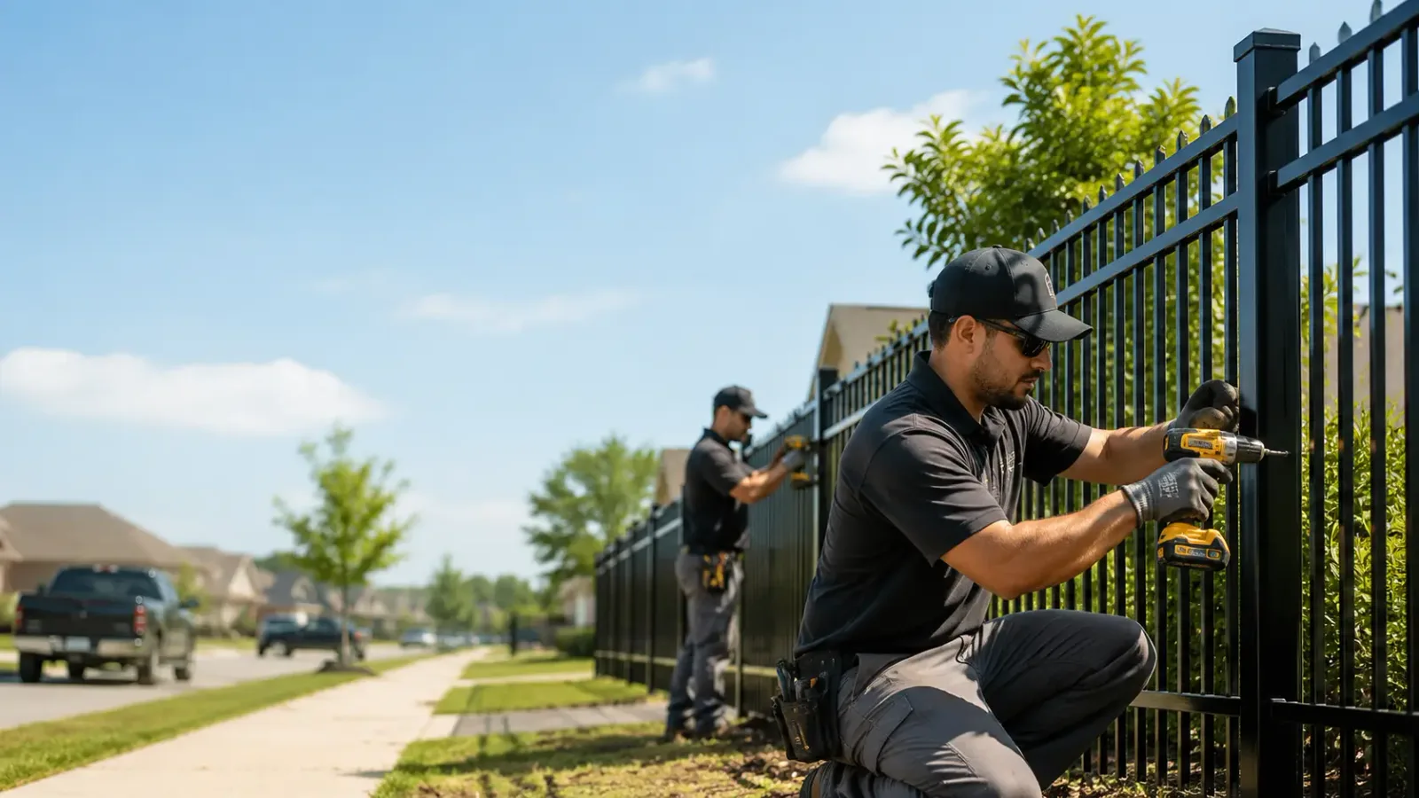 Metal Fence Installation in San Juan, TX